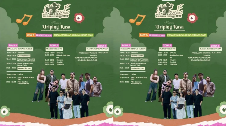 Merapat, Ini Jadwal Bulfest Sabtu, 22 Agustus 2026
