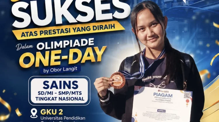 Spenpraja Raih Juara 3 Olimpiade Tingkat Nasional