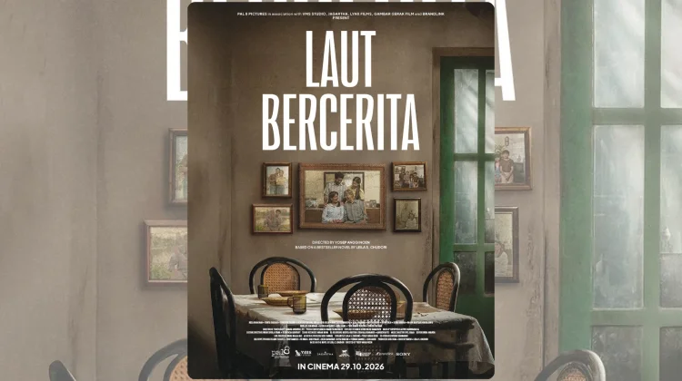 Poster Teaser Film Laut Bercerita Dirilis, Kisah Biru Laut Siap Menggetarkan