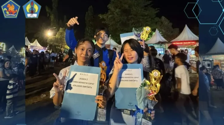 Tiga Siswa Spensaraja Toreh Prestasi Lomba Mengetik Cepat di Bulfest 2026