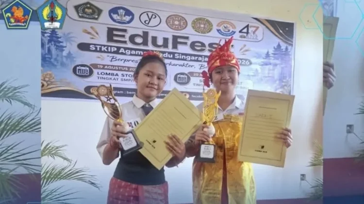 Kembali Berpestasi, 2 Siswi Spensaraja Raih Juara Lomba Story Telling