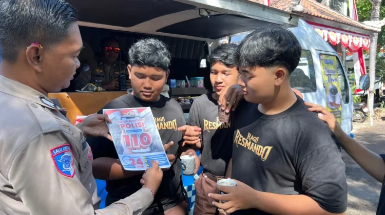 SEBATAS NGOPI, Cara Satlantas Jembrana Edukasi Pelajar