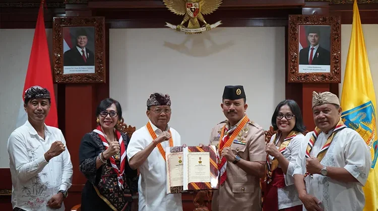 Gubernur Koster Tegaskan Kepramukaan Selaras Dengan Nangun Sat Kerthi Loka Bali