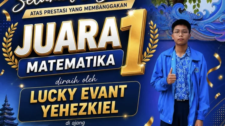Spenpraja Ukir Prestasi Gemilang, Raih Juara 1 Matematika Tingkat Provinsi Bali