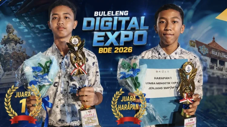 Spenpraja Ukir Prestasi Gemilang di Lomba Mengetik Cepat Tingkat SMP 2026