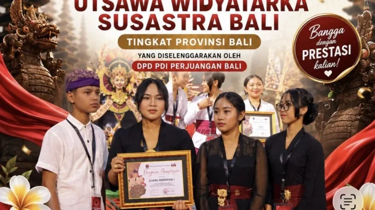 Spenpraja Sabet Juara Harapan 1 LCC Utsawa Widyatarka Susastra Bali 2026