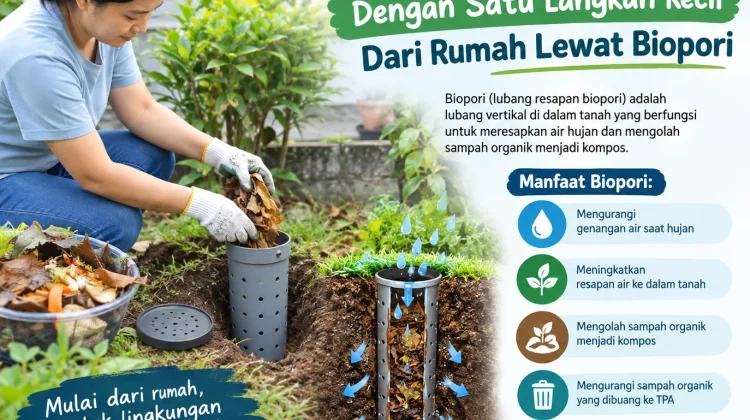 Menjaga Bumi dengan Satu Langkah Kecil dari Rumah lewat Biopori