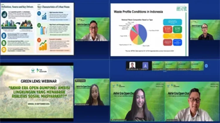 120 Peserta Ikuti Webinar Pengelolaan Sampah Berkelanjutan