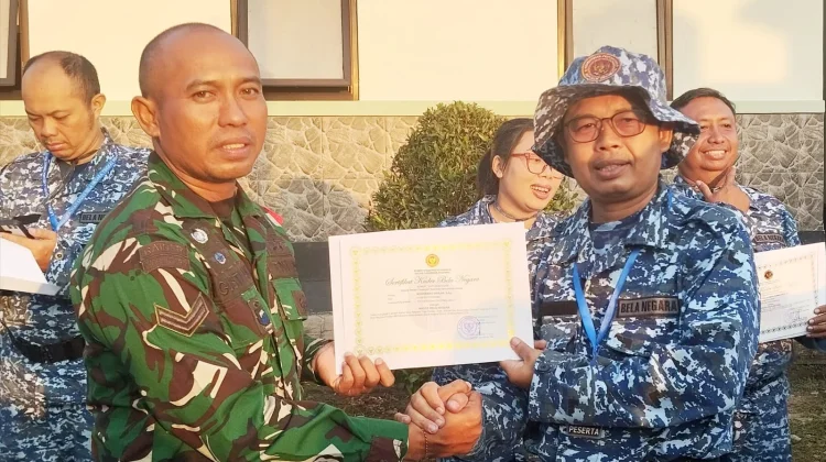 Dua Guru NU Bali Ikuti Latihan Bela Negara di Rindam IX/Udayana