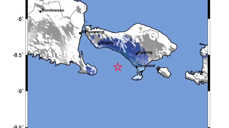 Gempa M3,8 Guncang Kuta Selatan, Getaran Terasa hingga Denpasar