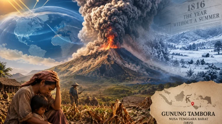 Letusan Tambora 1815, Amukan Gunung Indonesia yang Mengubah Iklim Dunia