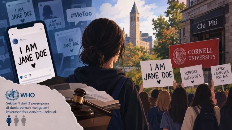 “I Am Jane Doe”, Simbol Solidaritas untuk Korban Dugaan Kekerasan Seksual di Cornell