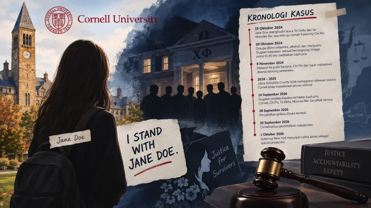 Kasus Dugaan Kekerasan Seksual di Cornell Kembali Diselidiki, Ini Kronologinya