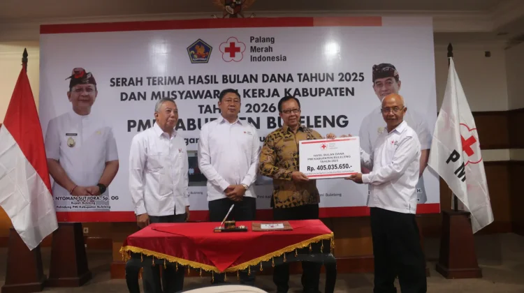 Bulan Dana PMI 2025, Buleleng Himpun Rp405 Juta Operasional Siaga Dari