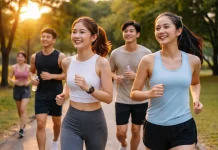 Tren Lari Sore Jadi Gaya Hidup Anak Muda