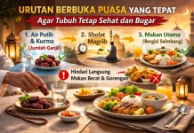 Jangan Langsung Makan Berat! Ini Urutan Berbuka yang Tepat agar Tubuh Tidak ‘Kaget'