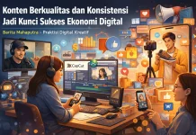 Konten Berkualitas dan Konsistensi Jadi Kunci Sukses Ekonomi Digital