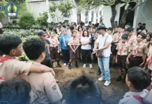 Spensaraja Lakukan Perawatan Tanaman di Lingkungan Sekolah