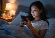 Kebiasaan Scroll HP sebelum Tidur Sulit Ditinggalkan