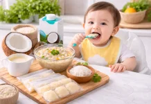 Santan untuk MPASI Bayi Bisa Jadi BB Booster, Perhatikan Hal Ini