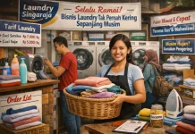 Bisnis Laundry Tak Pernah Kering Sepanjang Musim