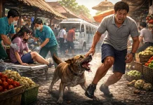 Anjing Diduga Rabies Mengamuk di Pasar Buleleng, 15 Warga Digigit