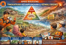 BPBD Buleleng Ajak Masyarakat Tingkatkan Kesiapsiagaan dan Risiko Bencana