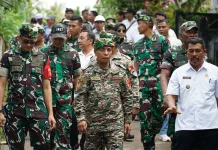 Delegasi Militer Timor Leste Tinjau Program TMMD di Jembrana