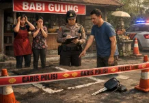 Motor Hilang di Depan Warung Babi Guling Gerokgak Pagi Hari