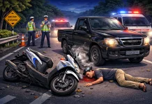 Tabrakan Motor dan Pick Up di Gerokgak, Pengendara Meninggal Dunia