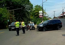 Polisi Amankan Arus Balik dan Wisatawan di Kawasan Wanagiri