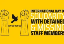 Hari Solidaritas Internasional untuk Anggota Staf yang Ditahan dan Hilang