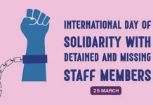 Sejarah Hari Solidaritas untuk Anggota Staf yang Ditahan dan Hilang