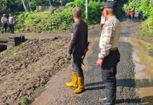 Pembersihan Pasca Banjir Tegalcangkring Masih Dilakukan
