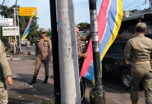 Pasca Mudik-Balik, Satpol PP Jembrana Tertibkan Reklame