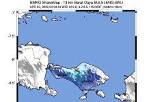 Gempa M3,8 Guncang Buleleng, Warga Rasakan Getaran Pagi Hari