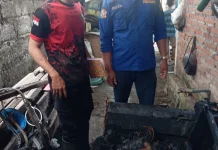 Gudang Warga di Dauhwaru Terbakar, Kerugian Rp5 Juta