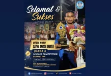 Spenpraja Sabet Juara 3 Science Competition Bidang IPA Tingkat Provinsi Bali