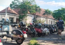 Peringati Hari Buruh, Ratusan Pengemar Vespa Gelar Buleleng Mods Mayday