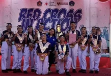 PMR Madya Spensaraja Raih Juara 2 Lomba Yel-Yel PMI Buleleng