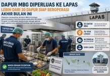 Program MBG Diperluas ke Lapas, 36 Dapur Ditargetkan Beroperasi Akhir Mei 2026