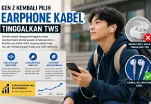 Tren Earphone Kabel Kembali Populer di Kalangan Gen Z