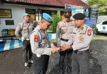 Propam Polres Jembrana Gelar Gaktibplin di Polsek Kota Jembrana