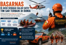 Basarnas Masuk Jajaran Tim SAR Terbaik Dunia
