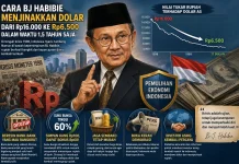 Cara BJ Habibie Menjinakkan Dolar dari Rp16.000 ke Rp6.500 dalam 17 Bulan