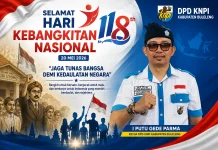 Harkitnas 2026, Ketua KNPI Buleleng Ajak Generasi Muda Jaga Persatuan