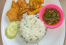Gurih dan Renyah! Nasi Daun Jeruk Kulit Ayam Crispy Favorit Pecinta Kuliner