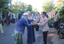 Kapolres Jembrana Tinjau Pelaksanaan Salat Idul Adha, Pastikan Situasi Kondusif