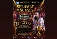 Spenpraja Raih Juara 2 FLS3N Tingkat Kabupaten Buleleng 2026