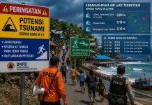 BNPB Imbau Warga Jauhi Pantai Pascagempa M 7,7 di Laut Sulawesi